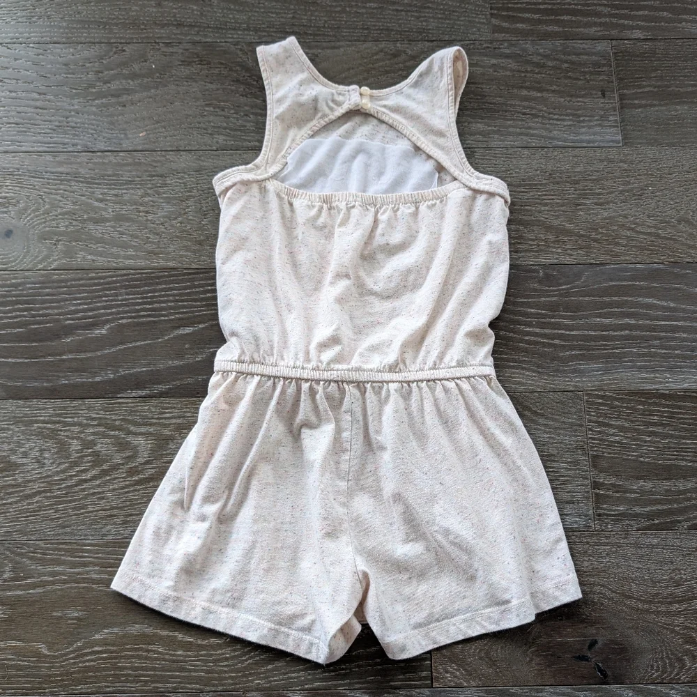 3/$15 - Gap Kids Oatmeal Heather Pool Cool Romper Size Small 6-7